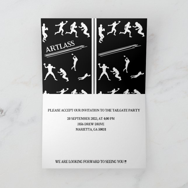 Invitation Football (Intérieur)