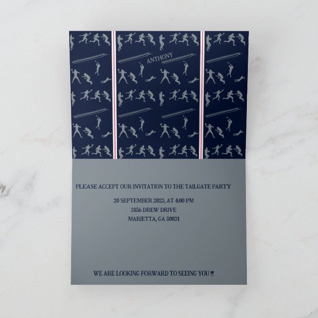 Invitation Football (Intérieur)