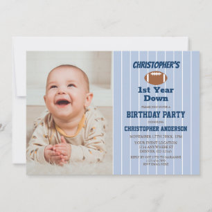 Invitation Football 1er anniversaire