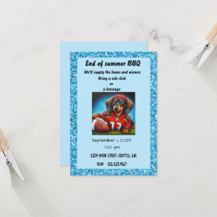 Invitation Football Party