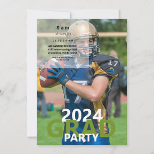Invitation Football Photo Party 2024