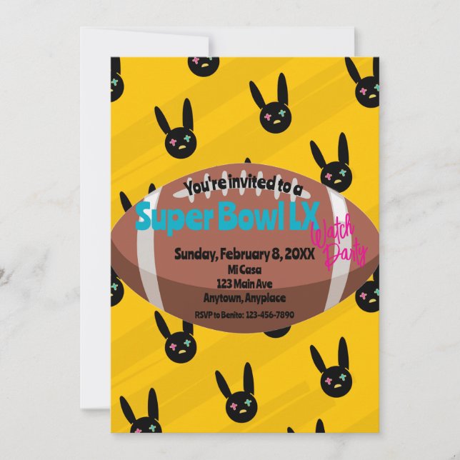 Invitation Football Watch Party (Devant)