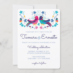 Invitation for Mexican wedding