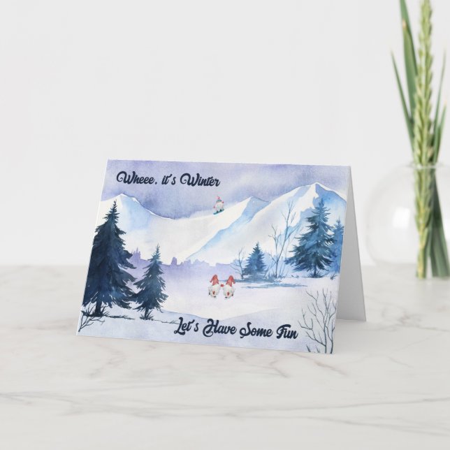 Invitation for Snowboard & Ice Skating Weekend (Front)