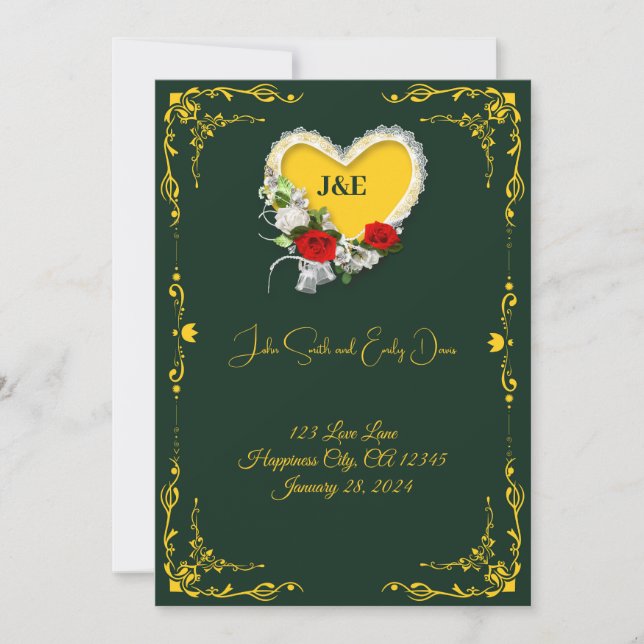 Invitation for Wedding Qr Code Generator (Front)
