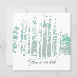 Invitation Forest Wilderness Outdoor Park Anniversaire