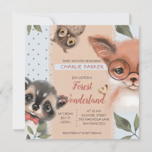 Invitation Forest Wonderland