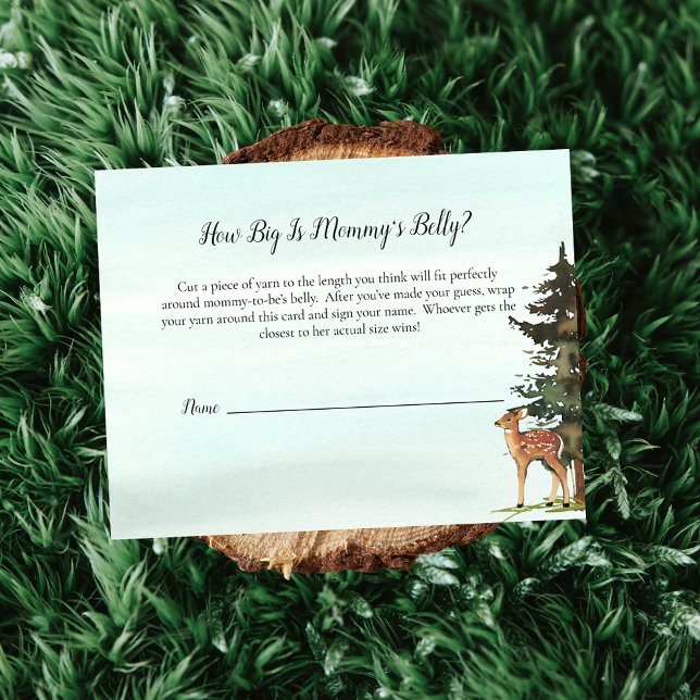 Invitation Forêt Aventure Mommy's Belly Size Deers Jeu (Créateur téléchargé)