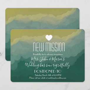 Invitation Forêt de Mistry Nouveau report de mission Muted