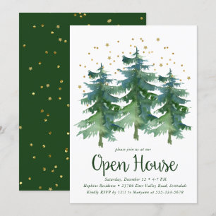 Invitation Forêt d'hiver Open House