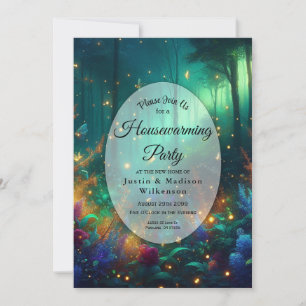 Invitation Forêt enchantée de bijoux radiants réchauffement d