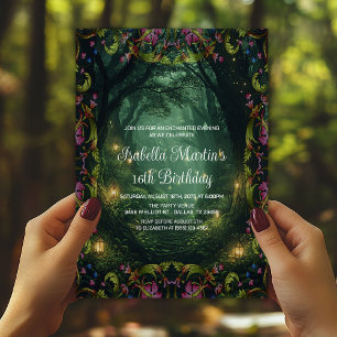 Invitation Forêt Enchantée Toute Occasion Prom Fête d'anniver