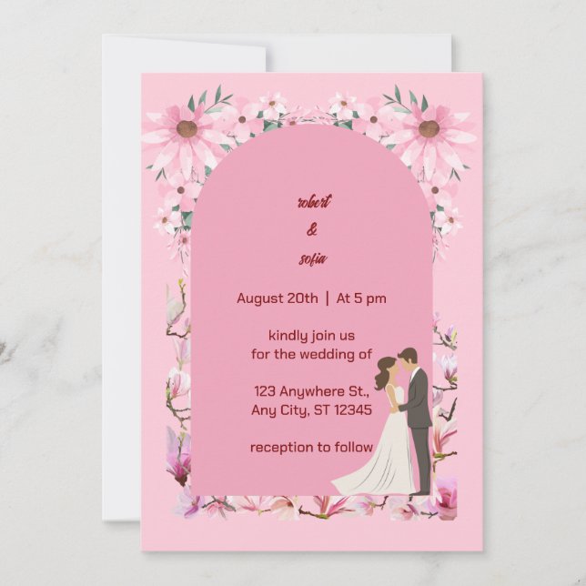 Invitation Forever commence ici (Devant)