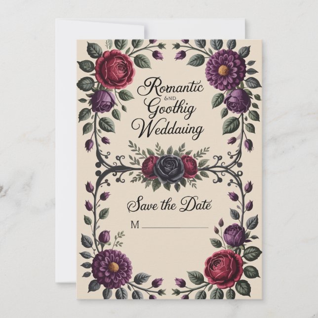 Invitation Forfait Clipart Mariage du désert moderne Boho (Devant)