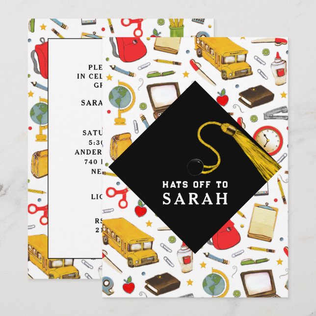 Invitation Formation des enseignants Partie principale de l'o (Devant / Derrière)