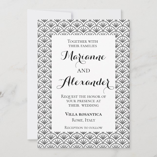 Invitation formelle (Devant)