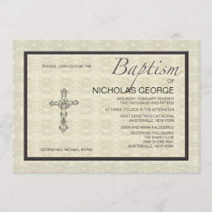 Invitation Formelle Baptismale