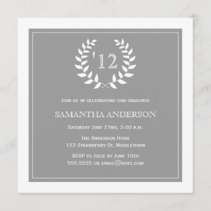 Invitation formelle d'obtention du diplôme d'année