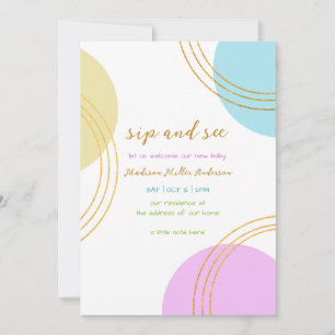 Invitation Formes Simples Siroter Et Voir