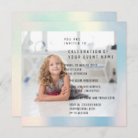 Foto fête d'anniversaire Mère Pearl Metallic