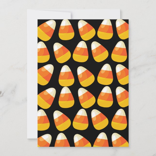 Invitation Fou Pour Candy Corn (Devant)