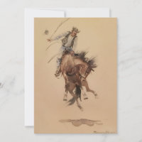 Fouetter à la main un Bronc par Edward Borein