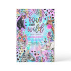 Four Ever Wild Safari Neon Cheetah fête d'annivers