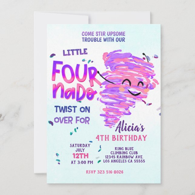 Invitation Four-nado (Devant)