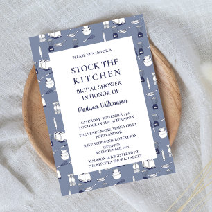 Invitation Fournir la cuisine - Réception de mariage moderne