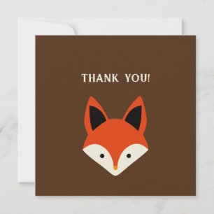 Invitation Fox Merci