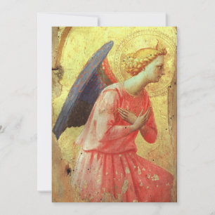 Invitation Fra Angelico - Adorant Angel, Regard droit