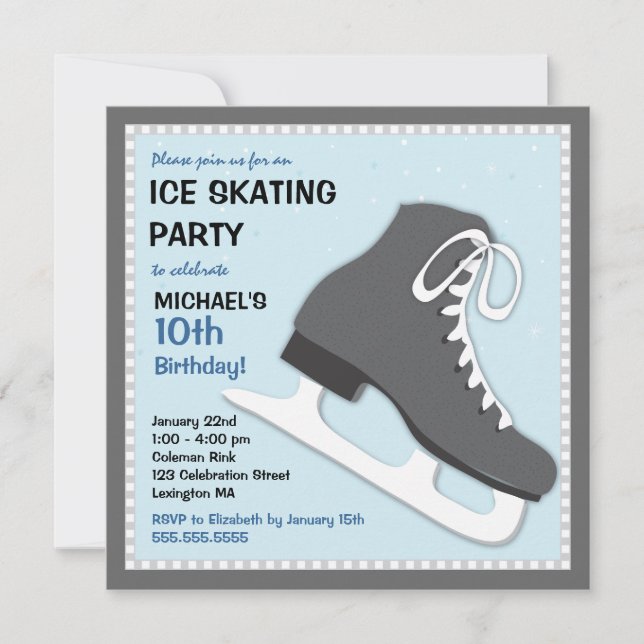 Invitation fraîche de fête d'anniversaire de (Devant)