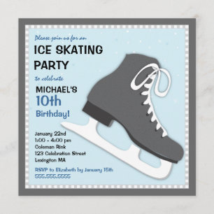 Invitation fraîche de fête d'anniversaire de