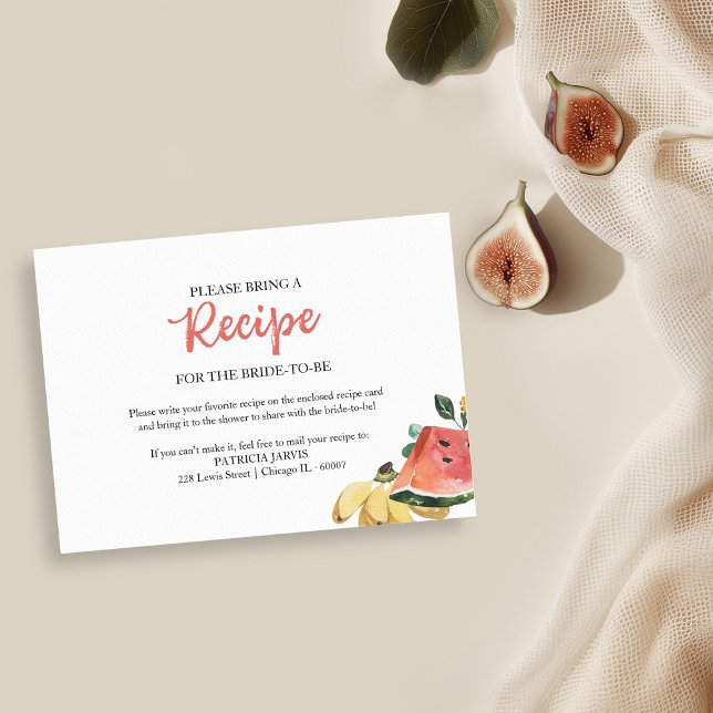 Invitation Fraîche De La Demande De Recette De Fête des marié (Créateur téléchargé)