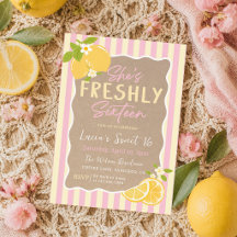 Frais Seize Citrons 16e Anniversaire