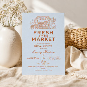 Invitation Frais Sorti du Marché Enterrement de Vie de Jeune 
