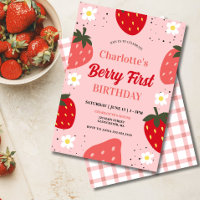 Fraise 1er anniversaire Berry Première fête d'anni
