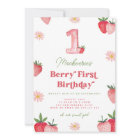 Fraise rose et rouge Berry Premier anniversaire