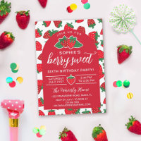 Fraises Red Berry Sweet fête d'anniversaire