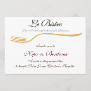 Invitation Français dinant de modèle d'invitation bon