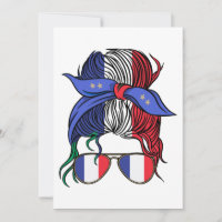 France pimentée avec le drapeau français