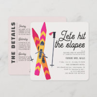 Frappez les pistes Ski d'hiver Bachelorette Party