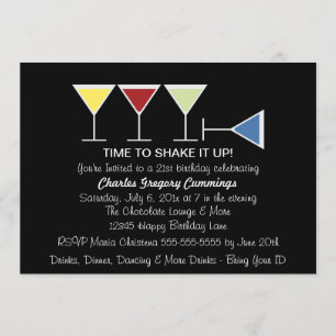 Invitation Frappez l'invitation d'anniversaire de plancher