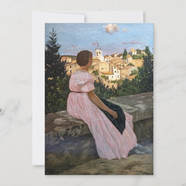 Invitation Frederic Bazille - La robe rose (Devant)