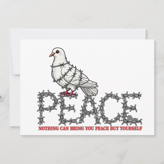 Invitation Freedom and peace (Devant)