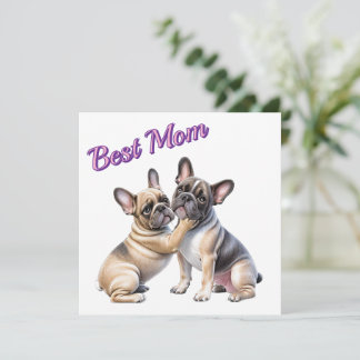 Invitation French Bulldog Liebe französische Bulldogge 