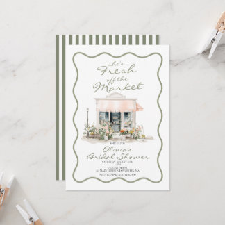 Invitation Fresh off the Market Bridal Shower