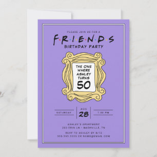 Invitation FRIENDS™ Celui avec le 50e anniversaire