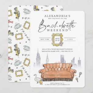 Invitation FRIENDS™ Dernière virée avant la bague Enterreme