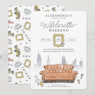 Invitation FRIENDS™    Fling After the Ring Enterrement de vi